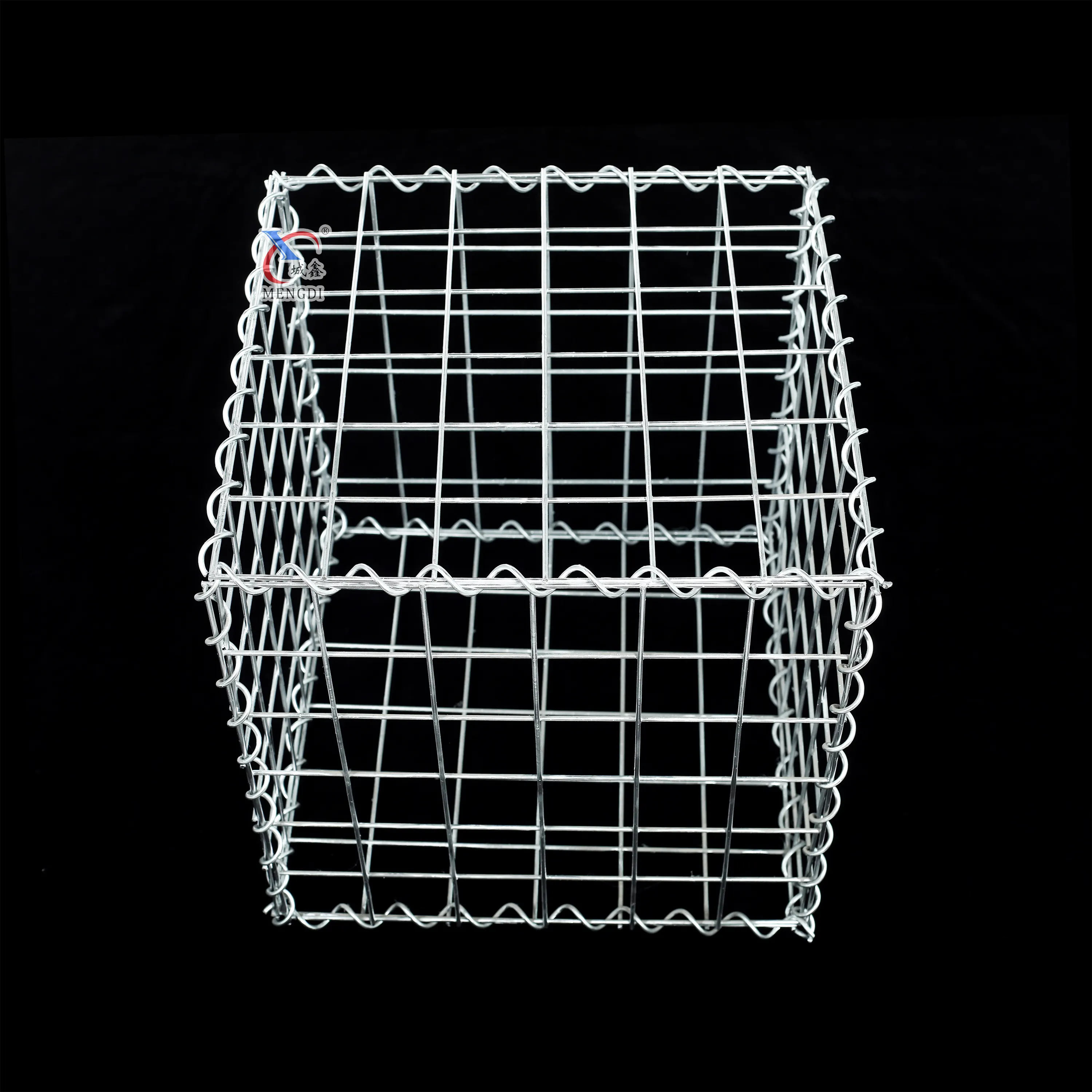 Kaynaklı önce Hebei sıcak daldırma galvanizli tel örgü kafes Gabion çit Gabion kafes 1*1*1m kaynaklı Gabion