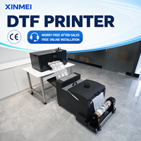 Imprimante DTF XINMEI, machine d'impression DTF, imprimante DTF A3, imprimante de transfert DTF, agitateur de poudre automatique, imprimante DTF en rouleau, imprimante DTF A3