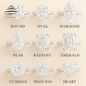 Chang lai phòng thí nghiệm kim cương 1CT Diamant VVS1 kích thước lớn VVS-VS màu trắng hình dạng rạng rỡ 2ct cvd kim cương để làm đồ trang sức - Product Image 5