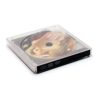 USB3.0 Tipo-c 2in1CABLE DVD/Grabador de disco externo transparente Notebook Escritorio Unidad óptica extraíble externa
