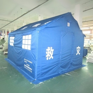 Tente familiale imperméable avec auvent pour le camping en plein air et abri d'urgence - Product Image 3