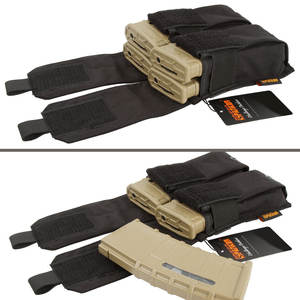 Fábrica personalizada 500D Nylon Molle táctico doble <span class=keywords><strong>M4</strong></span> revista bolsa AK <span class=keywords><strong>M4</strong></span> Mag bolsa chaleco al aire libre Accesorios - Product Image 4