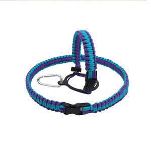 Asa de paracord con correa para el hombro para botellas de agua de boca ancha, soporte duradero, correa para botella de agua con anillo de seguridad - Product Image 1