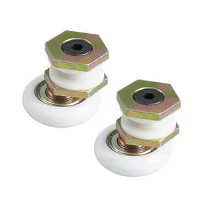 Trolley Assembly Rollers Door Rollers for Sliding Door Hardware Nylon Heavy-Duty Low Noise Runners