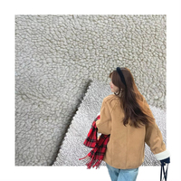 Vente de gros OEM Tissu en daim synthétique doré et Sherpa