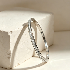 Pulsera <span class=keywords><strong>de</strong></span> Acero Inoxidable <span class=keywords><strong>de</strong></span> 4mm con Doble Hilera <span class=keywords><strong>de</strong></span> Circones, Chapada en Oro PVD <span class=keywords><strong>de</strong></span> 18K, Resistente al Agua, para Mujer, Regalo para Fiestas - Product Image 4