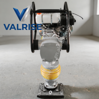 Compacteur à piston léger en fonte 6,5 CV 65 kg, facile à déplacer, pour travaux de réparation de petits fossés