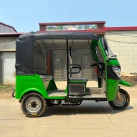 Asie Hot 6 Places Tuk Tuk Trois Roues Auto Taxi Tricycle Motorisé 3 Roues Moto pour Passagers Moteur à Essence Conduite