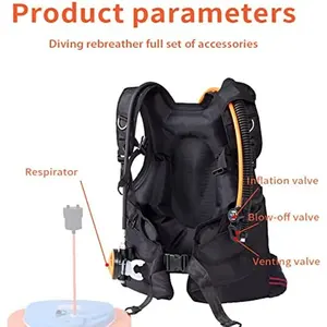 Peralatan Selam Scuba BCD Ransel Jaket Regulator Scuba Rompi Pelampung - Product Image 4