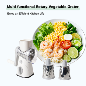 Khoai tây cà rốt dưa chuột Rau Trái Cây Công cụ Cắt pho mát nhà bếp quay bàn trống vắt tay - Product Image 2