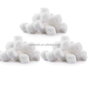 Attrezzatura da laboratorio dentale sgrassata di cotone bianco morbido al tatto Scrubbingdebridement medicale 100% cotone palla assorbente - Product Image 1