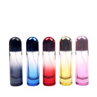 Flacon de parfum en verre dégradé de 30 ml avec capuchon pulvérisateur assemblé, atomiseur portable rechargeable