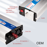 Pretiosus onduleur batterie ca charge 600Watt 600W 12V24V48VDC à AC100V110V120V 220V 230V 240V convertisseur de puissance à onde sinusoïdale pure