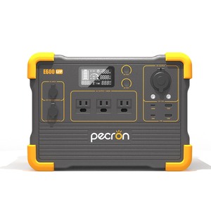 เครื่องกำเนิดไฟฟ้าพลังงานแสงอาทิตย์ Pecron Battery E600LFP 1200W 614Wh, สถานีไฟฟ้าพกพา, ระบบพลังงานแสงอาทิตย์สำหรับตั้งแคมป์ - Product Image 1