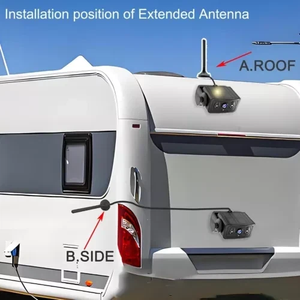 IPoster 7 inç ekran, kamyonlar, RV ve kamyonetler için IPS dijital kablosuz DVR 1080P kablosuz güneş geri görüş kamerası - Product Image 2