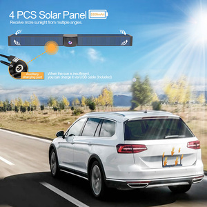 Caméra <span class=keywords><strong>de</strong></span> <span class=keywords><strong>recul</strong></span> sans fil solaire pour voiture avec écran 4,3 pouces, 2,4G numérique, étanche IP67, vision nocturne - Product Image 3
