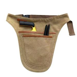 Tas Pinggang Kanvas dengan Ritsleting, Tas Sabuk Portabel untuk Teknisi Listrik, Tukang Kayu & Ahli Hortikultura - Product Image 6