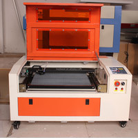 Mesin Penanda Laser CO2 50w Tipe Portabel Meja Terpisah 300*500mm Mesin Penanda Laser Desktop