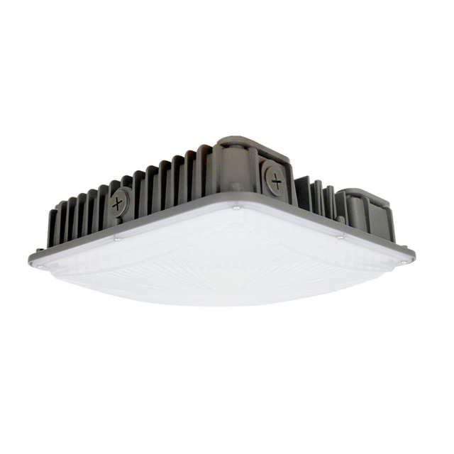For Canopy Lamp IP65 Aluminum 40W-100W ETL 130-170lm/w with Motion Sensor Commercial Gas Station Garage Warehouse Carport