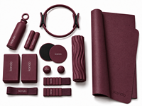 Kit de yoga 8-en-1 pour débutants à domicile : Anneau, barre, bandes, ballon, tapis, sangles, bloc, sac, coffret cadeau de fêtes, prêt à expédier, logo personnalisé Kando/vora