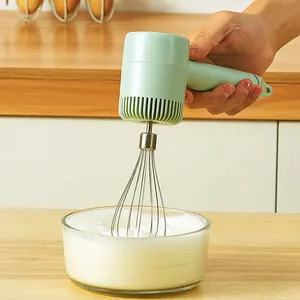 Draadloze Mini Mixer Huishoudelijke Elektrische Voedsel Hand-Held Eiklopper Crème Taart Bakken Garde Knoflook Stamper
