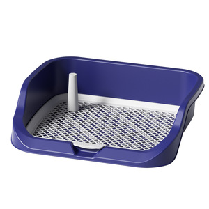 Placa Antisalpicaduras Elevada de Punto Fijo, Material PP Ecológico, Bandeja Especial para Entrenamiento de Orinal para <span class=keywords><strong>Perros</strong></span> Pequeños/Medianos - Product Image 6