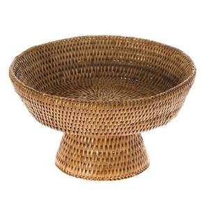 Plateau de service en rotin Vente en gros Artisanat pratique pour le stockage des fruits et des noix Panier tissé décoratif pour les cartons à usage domestique - Product Image 4