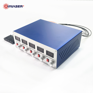 375nm-120mW 405nm-4W 520nm-1.3W 640nm-0.9W 940nm-3W Cinco longitudes de onda TTL Potencia ajustable Sistema láser de salida de cinco canales de fibra - Product Image 1
