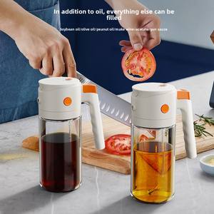 New Trend Design 550ml Óleo De Vidro Pot Oil Pulverizador Pour & Spray Cozinha Cozinhar Azeite Dispenser Garrafa - Product Image 6
