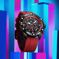 ONOLA 6850 Montre de luxe pour homme personnalisée - Boîtier en alliage, cadran en verre, chronographe, étanche, affichage analogique