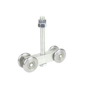 Thép trên ròng rọc bán buôn nhà máy cửa nặng treo bánh xe Loại hệ thống treo tuyến tính cửa trượt con lăn cửa con lăn - Product Image 2