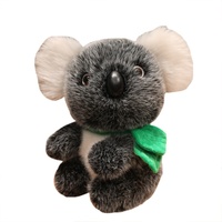 Peluche Koala Super Douce et Longue en Polyester, Jouet Animal de Zoo Réaliste pour Décoration d'Intérieur