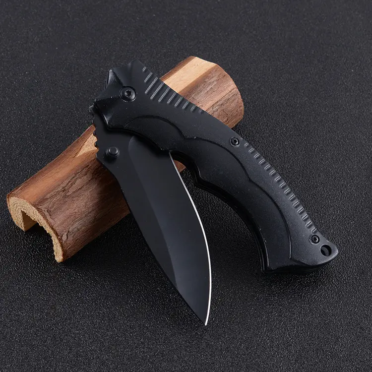 Outdoor aluminum handle portable new knife camping folding knife