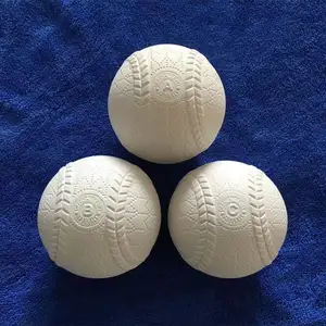फैक्टरी थोक बेसबॉल गेंदें 9 इंच सॉफ्ट ट्रेनिंग ए/बी/सी/एफ बेसबॉल सॉफ्टबॉल रबर बेसबॉल गर्म बिक्री के साथ