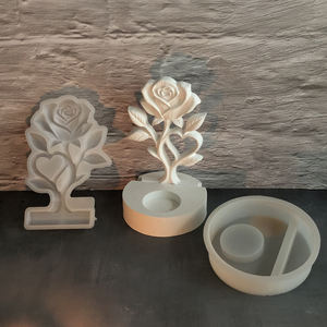 Moule en silicone pour résine fait main, style DIY, ornements décoratifs et outils pour gâteaux, pour la fabrication de résine, moule en plâtre - Product Image 4