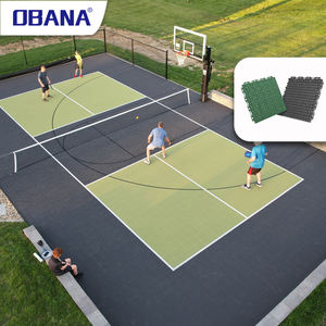 Tapis de sol de terrain de pickleball extérieur en gazon artificiel à emboîtement en PP antidérapant haute résistance amovible de 30x60 pieds pour utilisation en jardin - Product Image 1