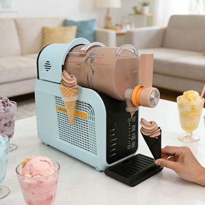 Petite machine à glace commerciale entièrement automatique pour smoothies, granités et crèmes glacées, machine à boissons froides commerciale, petite sorbetière - Product Image 1