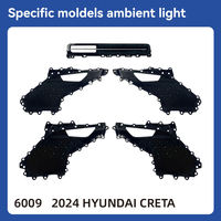 Kit d'éclairage ambiant LED commandé par application pour remplacement de panneaux intérieurs, compatible Hyundai Creta Hycorss Suzuki Innova