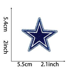 NFL/MLB 팀 자수 마크 카우보이 수리 배지 스포츠 스타일 패치 재고 도매 - Product Image 3