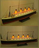 NQD 757T-4020 RC Titanic Boat 1:325 Scale 80CM Sea Grand Cruise Ship Classic Entièrement proportionnel Haute Simulation Grands Jouets
