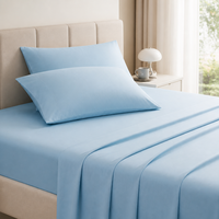Parure de draps ultra doux en microfibre rafraîchissante pour l'été, en rayonne soyeuse et respirante, idéale pour les personnes ayant chaud la nuit