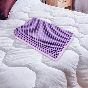 Honeycomb Gel <b>Pillow</b> for Sleeping - Cooling Breathable Ergonomic <b>Neck</b> Support <b>Pillow</b> 3D Gel Grid for <b>Neck</b> Pain Relief - Product Image 5