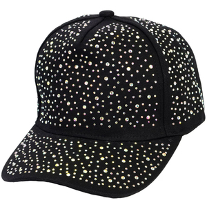 Gorra de Béisbol con Cristales Brillantes, Gorra de Moda Unisex Estilo Hip Hop, Ajustable, Tejido Común de Alta Calidad, Venta Directa de Fábrica - Product Image 1