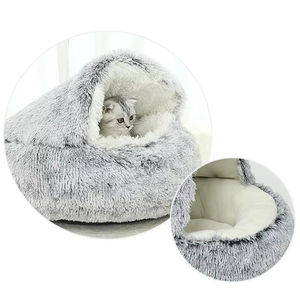 Venta al por mayor de alta calidad de lujo grande suave mascota cama cubierta de felpa larga colorida lavable mascota cubierta cama - Product Image 1