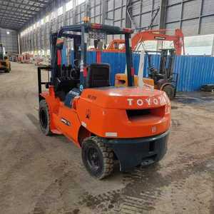 Haute qualité pour 5 tonnes Diesel chariot élévateur utilisé interne avec 1 an de garantie Japon origine Offre Spéciale bon état prix bon marché - Product Image 4