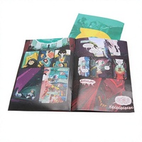Brochure et magazine imprimés en offset couleur avec reliure à cheval et couverture souple personnalisée pour enfants