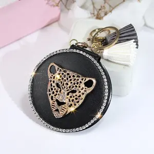 Bling Bling jewelry Backpack decoration luxury promotional gifts mirror with keychain