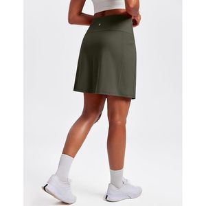 Falda pantalón de golf para mujer, 19 pulgadas, hasta la rodilla, con bolsillos, control de abdomen, falda deportiva de tenis, secado rápido, elastano, poliéster - Product Image 2