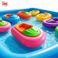 Bateau à frottement d'eau OEM avec logo personnalisé, moteur sans balais à économie d'énergie, lumière immersive et musique pour attraction aquatique de fête foraine et de carnaval