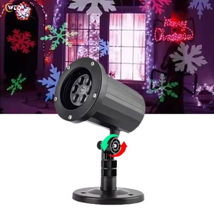 Aopu 4*1W RGBW hoặc trắng không thấm nước ngoài trời thắp sáng giáng sinh bông tuyết chiếu ánh sáng - Product Image 1